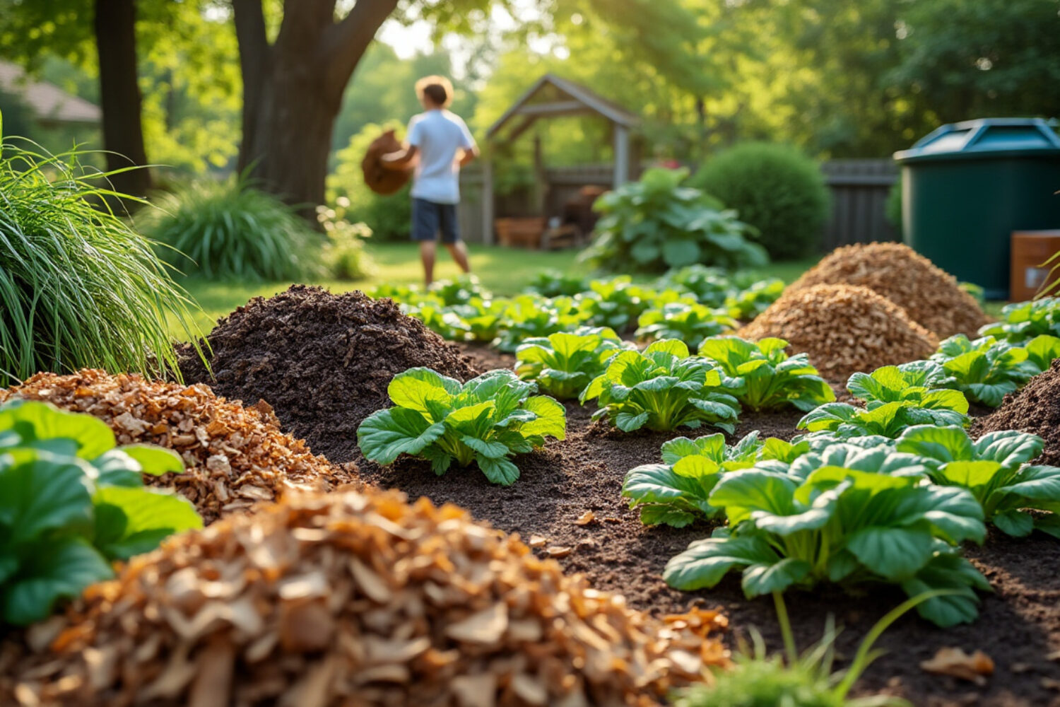 Où trouver du paillage gratuit pour le potager ?