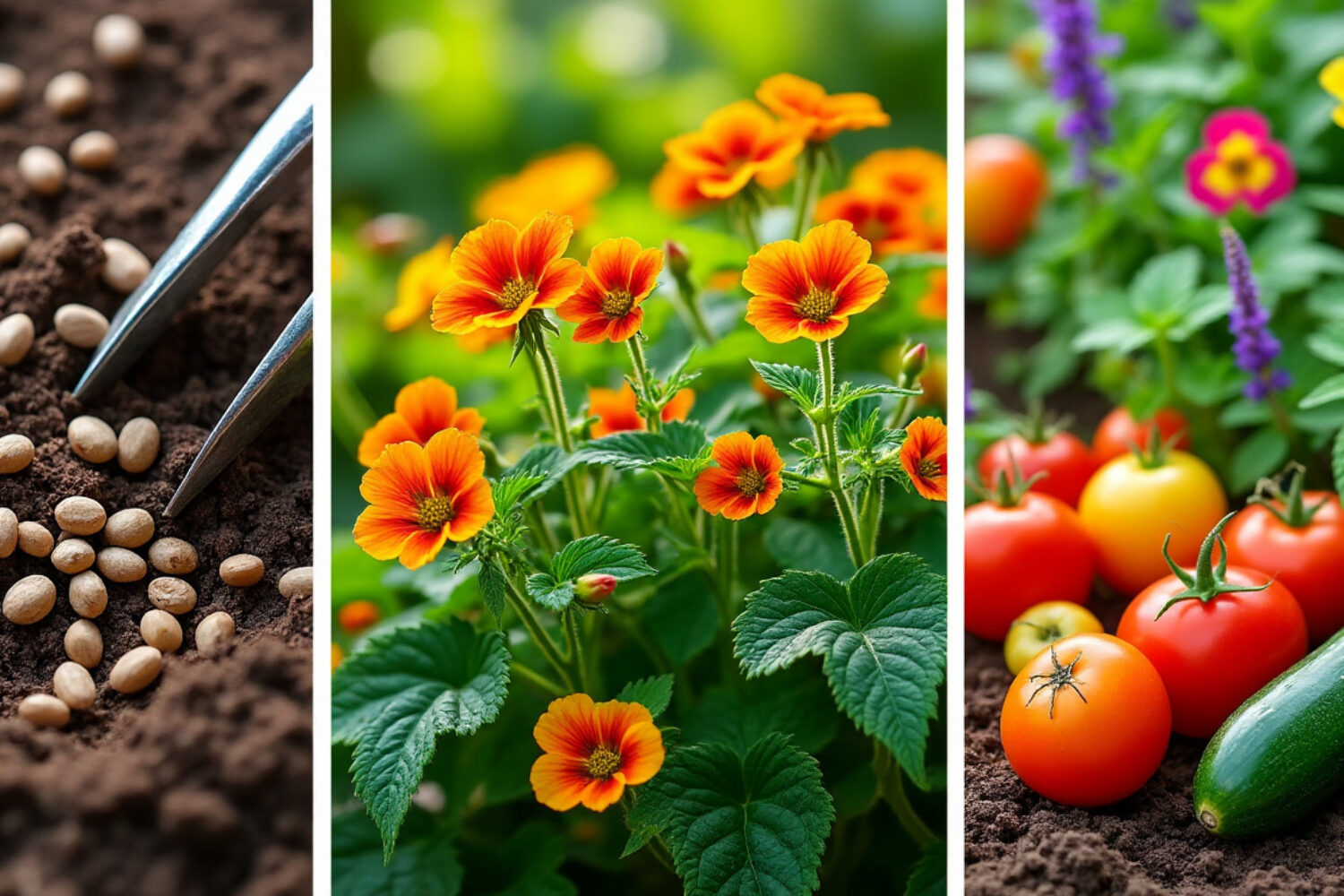 Capucine : semis, floraison et usages au potager