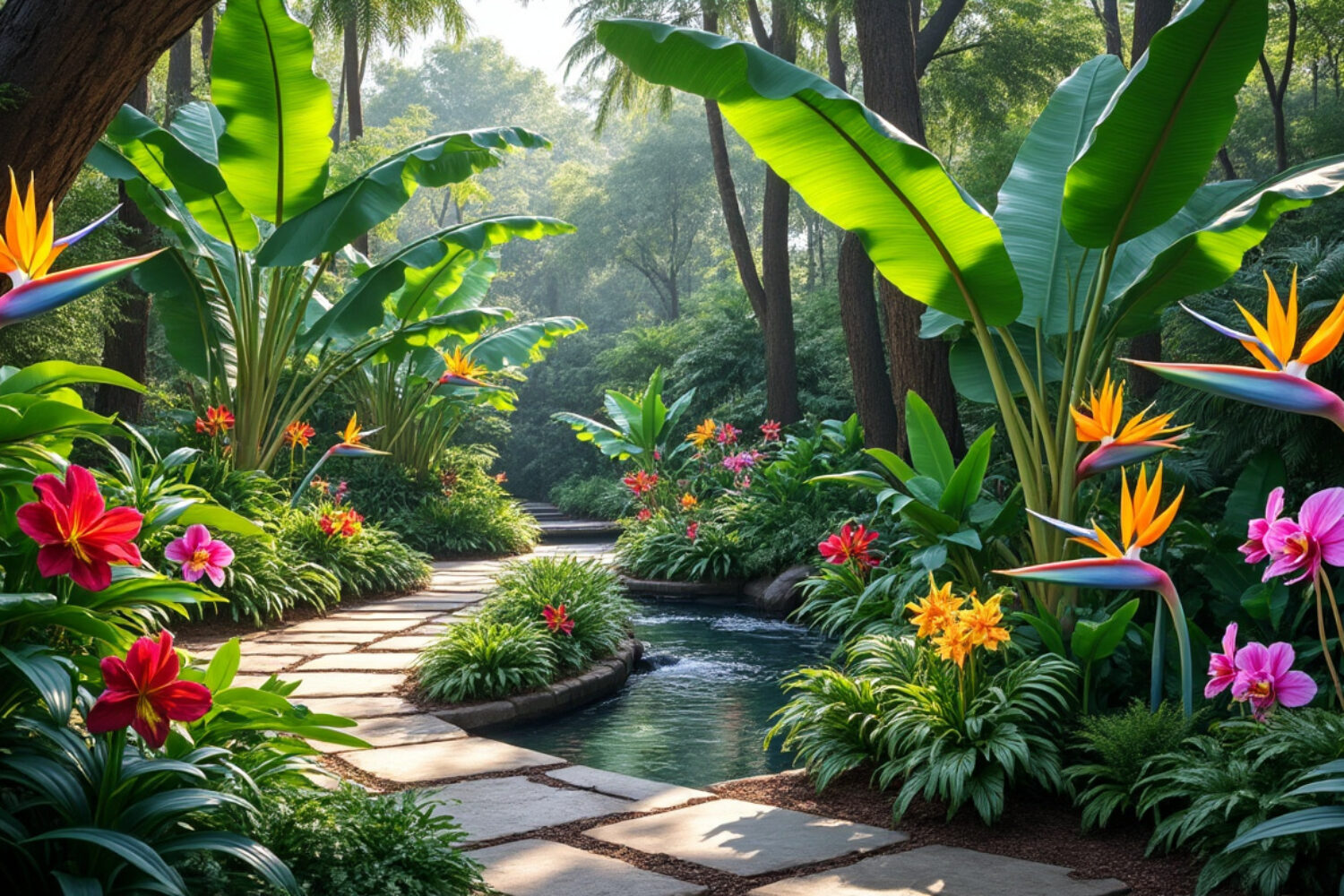 Créer un jardin exotique sous nos climats