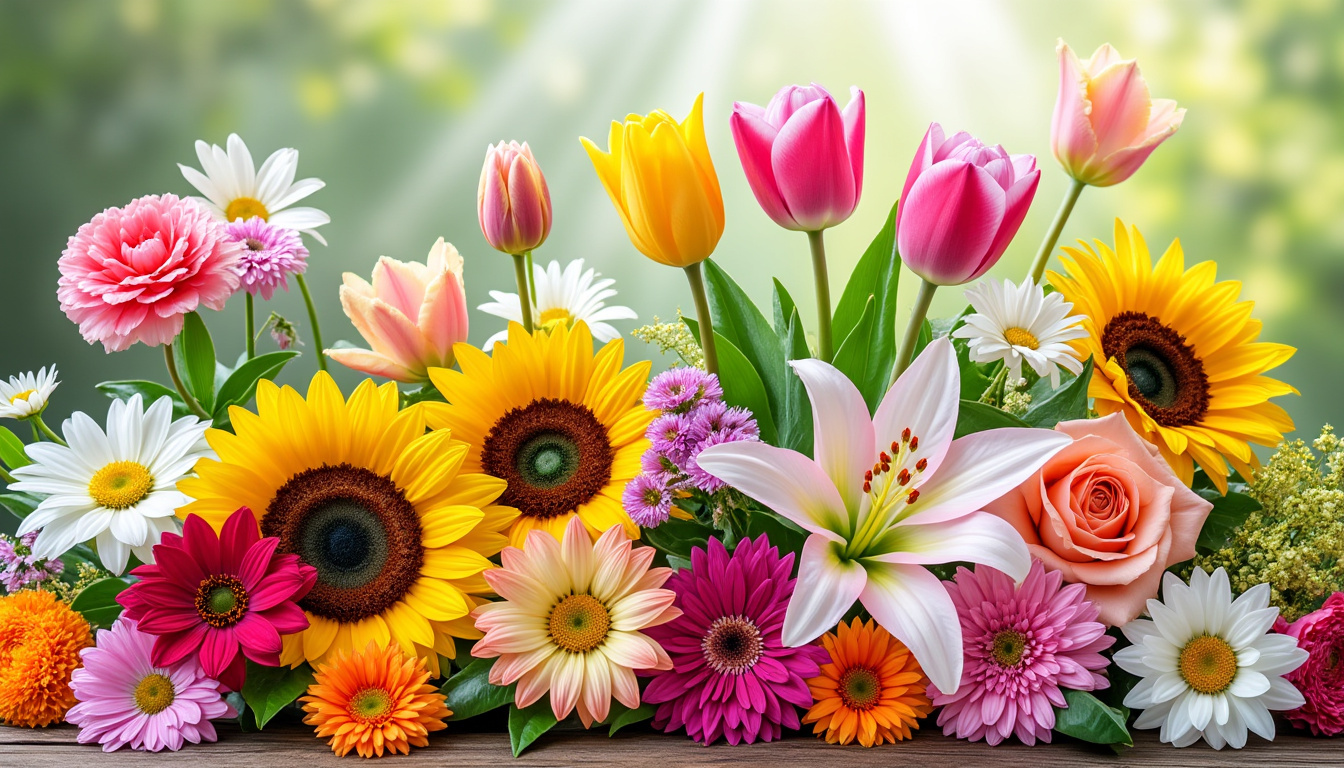 découvrez notre répertoire illustré des noms de fleurs les plus courantes, pour apprendre à les reconnaître facilement et enrichir votre jardin.