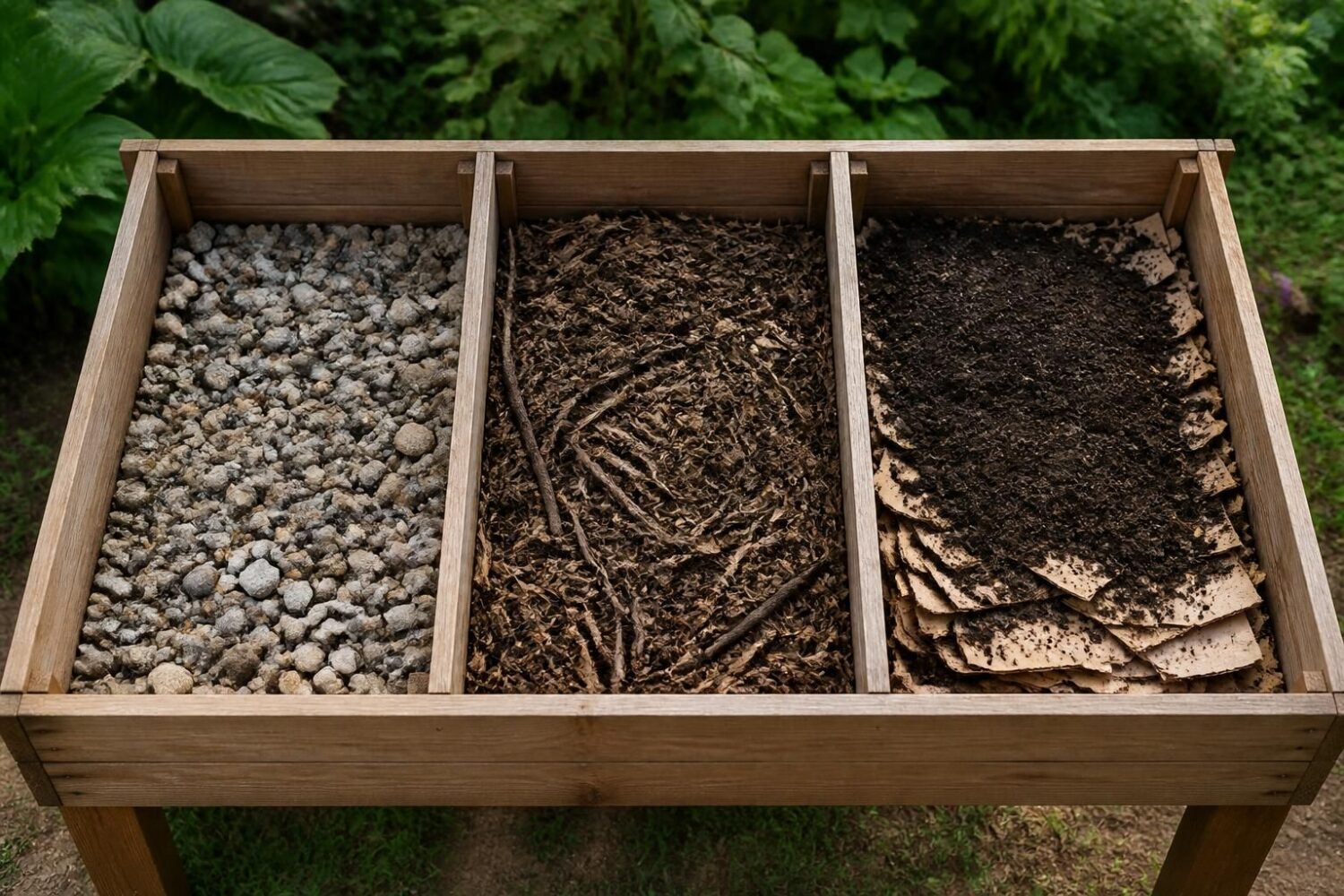Que mettre au fond d&rsquo;un carré potager surélevé ou sur pied : 3 méthodes simples