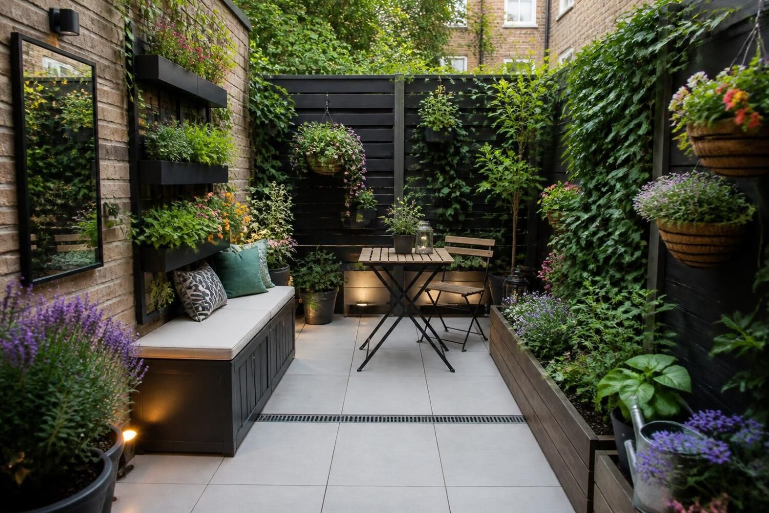 Aménager un petit jardin en ville : 10 idées pour agrandir l&rsquo;espace