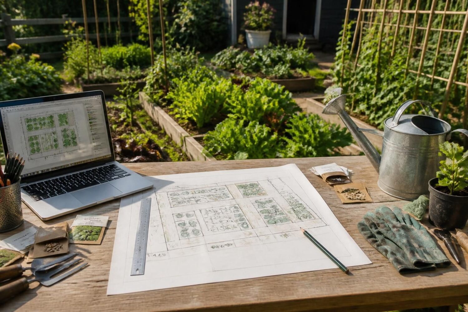 Dessiner son potager : plan gratuit, outils en ligne et conseils pour débuter