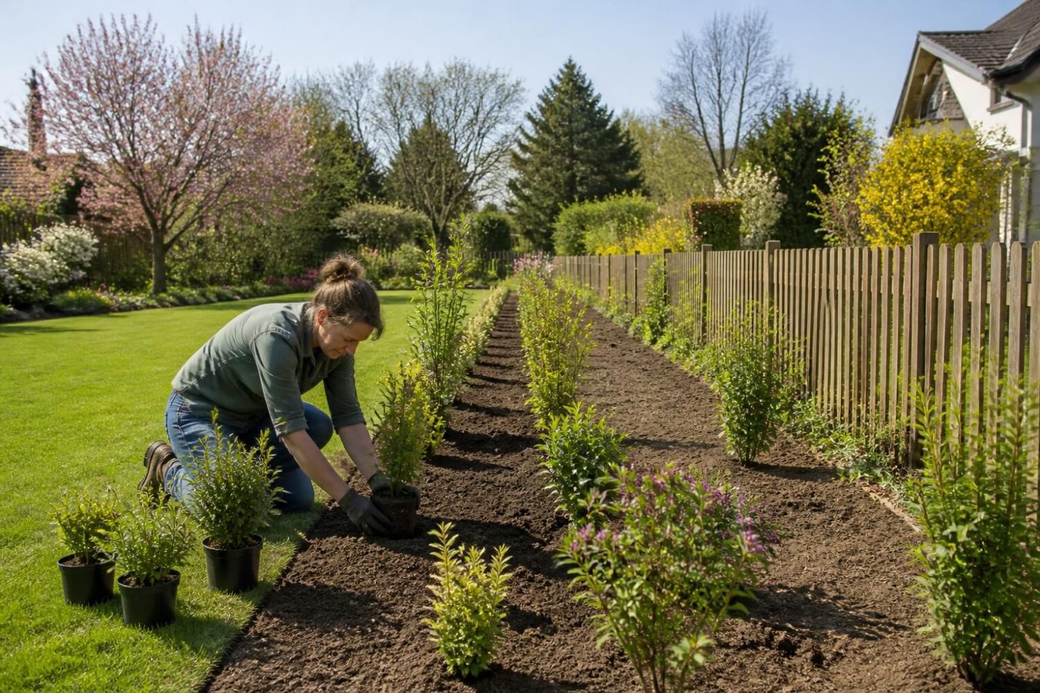 Planter une haie : quand, à quelle distance du voisin et quelles essences associer ?